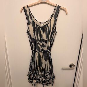 Anthropologie mini tie dress